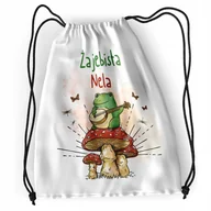 Plecaki worki - Plecak Dla Neli Sportowy Szkolny Worek Torba z Nadrukiem ze Zdjęciem - miniaturka - grafika 1