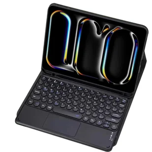 Etui z klawiaturą Bluetooth touchpad do iPad Pro 13 Gen5 (Czarne) - Etui do tabletów Etui z klawiaturą Bluetooth touchpad do iPad Pro 13 Gen5 (Czarne) - Etui do tabletów - miniaturka - grafika 1