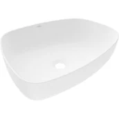 Umywalki - Mexen Ono umywalka nablatowa z konglomeratu 51 x 39 cm, biała - 23045101 - miniaturka - grafika 1