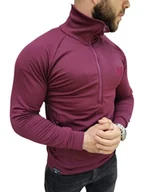 Bluzy męskie - Bluza bordowa męska haft Furia - miniaturka - grafika 1