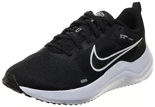 Nike Downshifter 12, Trampki damskie, Czarny Black White Smoke Grey Pure Platinum, 39 EU - Trampki damskie - miniaturka - grafika 1