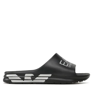 Klapki EA7 Emporio Armani XBP008 XK337 N763 Czarny - Klapki i japonki męskie - miniaturka - grafika 1