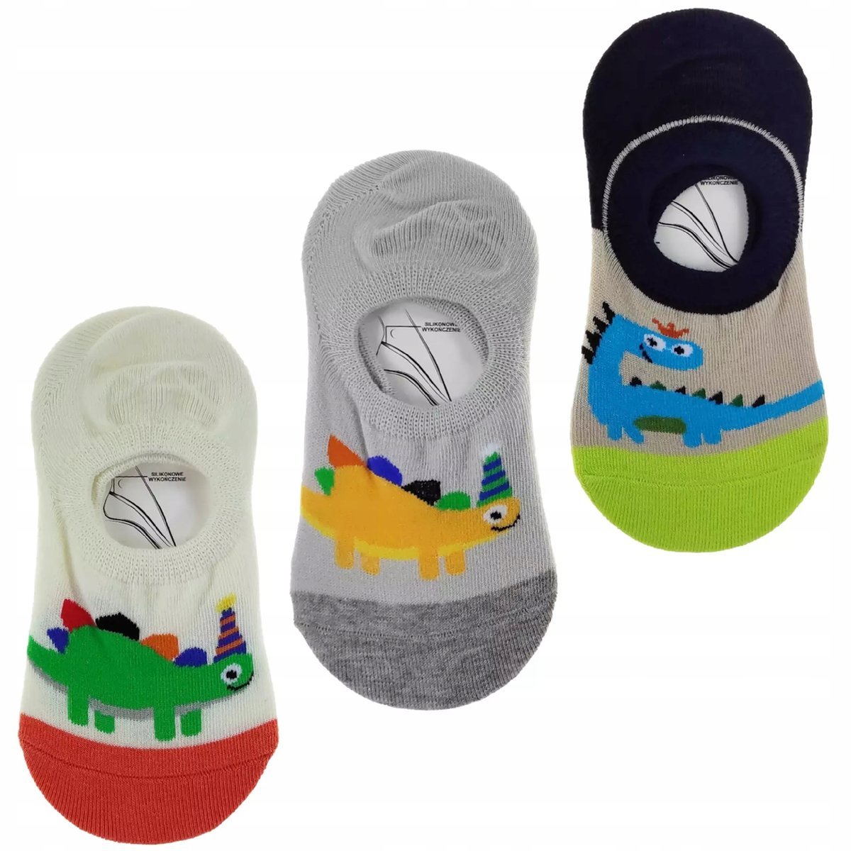 Stopki Balerinki Skarpetki Chłopięce Niskie Bawełniane 3-pak 31/34 MORAJ
