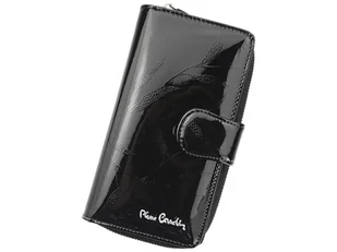 Pierre Cardin, Portfel skórzany damski, 02, Leaf 116, czarny - Portfele - miniaturka - grafika 1