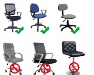 Fotele i krzesła biurowe - POKROWIEC NA FOTEL BIUROWY 2 CZĘŚCIOWY ELASTYCZNY - miniaturka - grafika 1