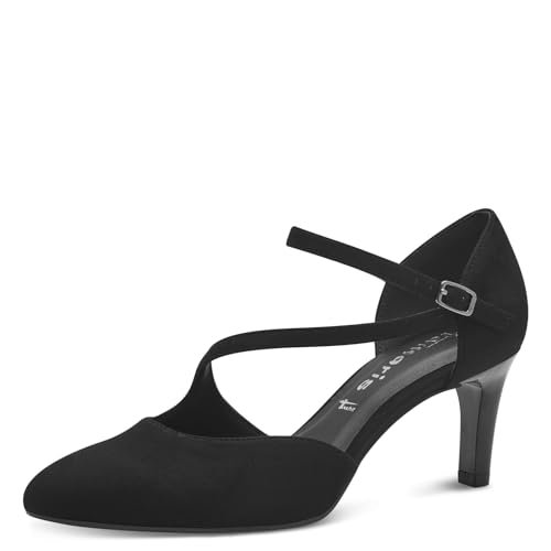 Tamaris Damskie czółenka 1-22452-44, czarne, rozmiar 38 EU, czarny, 38 EU