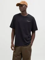 Koszulki męskie - Jack & Jones Koszulka w kolorze czarnym - miniaturka - grafika 1