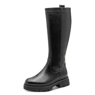 Kozaki damskie - Marco Tozzi Damskie 2-26615-45 modne kozaki, czarne, 42 EU, czarny, 42 EU - miniaturka - grafika 1