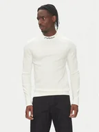 Koszulki męskie - Tommy Hilfiger Longsleeve F1 Movie MW0MW41383 Biały Slim Fit - miniaturka - grafika 1