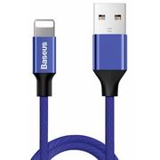 Kable USB - Baseus Kabel USB Baseus Baseus Oryginalny kabel Lightning iPhone Yiven 1,2m Navy Blue (25264-uniw) - miniaturka - grafika 1
