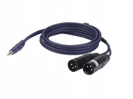 Akcesoria do nagłośnienia - Dap Audio DAP FL46 - Kabel stereo mini Jack > 2 XLR/M 3 p. 1,5 m FL46150 - miniaturka - grafika 1