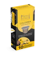 Kawa w kapsułkach i saszetkach - NeroNobile Colombia 100% Arabica kapsułki aluminiowe do Nespresso - 10 kapsułek - miniaturka - grafika 1