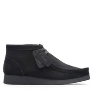 Botki męskie - Trzewiki Clarks Wallabee Evo Bt 26172823 Czarny - miniaturka - grafika 1