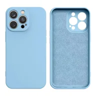 Etui i futerały do telefonów - Silicone case etui Samsung Galaxy A54 5G silikonowy pokrowiec jasnoniebieskie - miniaturka - grafika 1