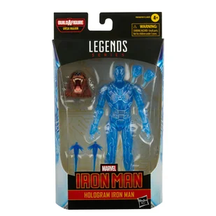 Hasbro MARVEL Marvel Legends Series 15 cm hologram Iron Man figurka zabawka, projekt premium i ogrodnictwo zawiera 2 akcesoria i 1 część do budowy F0358 - Figurki dla dzieci - miniaturka - grafika 2