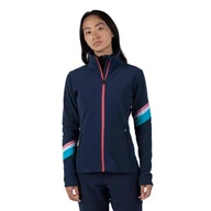 Bluzy narciarskie - Bluza damska Rossignol Strawpile Fleece Fz - miniaturka - grafika 1