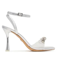 Klapki i japonki damskie - Klapki Aldo Ozley 13967749 Srebrny - miniaturka - grafika 1