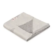 Koce i narzuty dla dzieci - BabyMatex Kocyk bambusowy 80x100 Pattern szary domki - miniaturka - grafika 1