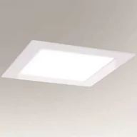 Lampy sufitowe - Shilo łazienkowa oprawa sufitowa LED Tottori IL 10W 1000lm 3000K biała wpuszczana IP44 7727 - miniaturka - grafika 1