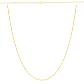 Biżuteria dla dzieci - Złoty łańcuszek pełny Singapur 45 cm pr. 333 - miniaturka - grafika 1