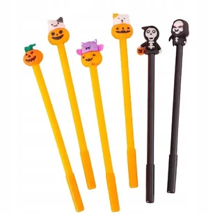 DŁUGOPIS HALLOWEEN Z FIGURKĄ NIEBIESKI WKŁAD - Długopisy - miniaturka - grafika 1