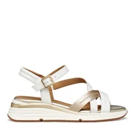 Sandały damskie - Sandały Geox D650JA 054AJ C1327 Brązowy - miniaturka - grafika 1