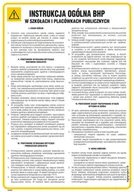Instrukcje stanowiskowe BHP - IAA09 INSTRUKCJA OGÓLNA BHP W SZKOŁACH I PLACÓWKACH PUBLICZNYCH, HN - PŁYTA ELASTYCZNA 0,4MM; (245X350MM) - miniaturka - grafika 1