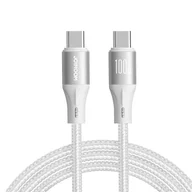 Kable USB - Kabel przewód USB-C 100W Light-Speed Series 1.2m biały - miniaturka - grafika 1