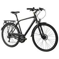 Rowery - Rower trekkingowy INDIANA X-Road 5.0 M23 28 cali męski Czarno-szaro-brązowy - miniaturka - grafika 1