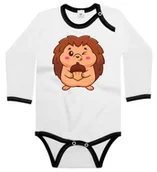 Body dla niemowląt - Body dziecięce Szczęśliwy Jeżyk Z Żołędziem Dzień Jeża Jesień 62/68 - miniaturka - grafika 1