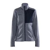 Kurtki męskie - Craft ADV EXPLORE HEAVY FLEECE kurtka polarowa damska XL | Flow-Blaze | szczotkowana strona wewnętrzna | kieszeń na piersi z zamkiem błyskawicznym | bluza męska | odzież sportowa dla mężczyzn - miniaturka - grafika 1
