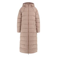 Płaszcze damskie - Damski Płaszcz pikowany zimowy GUESS BREANA LS PUFFER JACKET V4BL04WFYE2-WTDG – Szary - miniaturka - grafika 1