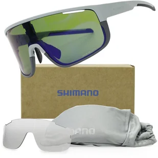 Okulary przeciwsłoneczne rowerowe Shimano Pulsar soczewki Ridescape Gravel - Okulary przeciwsłoneczne - miniaturka - grafika 1