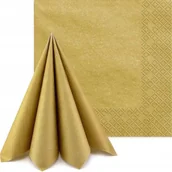 Galaretki - Ścierki TGE Serwetki 33 x 33 cm 2-warstwowe Żółte 250 sztuk - miniaturka - grafika 1