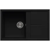 Zlewozmywaki - Elleci Zlewozmywak Unico 300 K86 Czarny - miniaturka - grafika 1