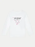Bluzki damskie - Guess Bluzka K74Q12 KAUG0 Biały Regular Fit - miniaturka - grafika 1