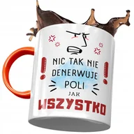 Kubki - Kubek Pomarańczowy Dla Poli Koleżanki Przyjaciółki z Nadrukiem ze Zdjęciem + Opakowanie na prezent (wzór 02) - miniaturka - grafika 1