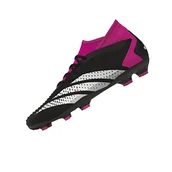 Piłka nożna - adidas Męskie buty piłkarskie Predator Accuracy.3 Fg, cblack ftwwht teshpk, 46 EU - miniaturka - grafika 1