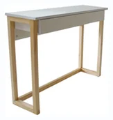 Konsole i sekretarzyki - Skandynawska konsola z szufladą C6-S57 - miniaturka - grafika 1