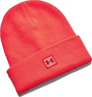Czapki damskie - Under Armour Czapka zimowa Under Armour Halftime Cuff czerwona - miniaturka - grafika 1