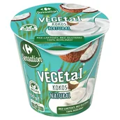 Kefiry, jogurty, maślanki - Carrefour Sensation Vegetal Natural Produkt roślinny na bazie ekstraktu z miąższu kokosa 150 g - miniaturka - grafika 1