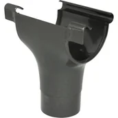 Rynny i akcesoria - Wylot 125/105 grafit Marley - miniaturka - grafika 1