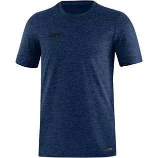 Koszulki męskie - JAKO t-shirt męski Premium Basics niebieski Marine Meliert 3XL - grafika 1