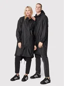 Kurtki damskie - Rains Parka Unisex 18140 Czarny Regular Fit - miniaturka - grafika 1