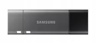 Nośniki danych - Samsung DUO Plus pamięć USB 256 GB USB Type-A / USB Type-C 3.2 Gen 1 (3.1 Gen 1) Czarny, Srebrny, Nośnik Pendrive USB - miniaturka - grafika 1
