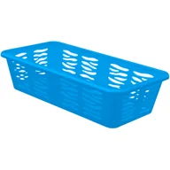 Pudła i pojemniki do przechowywania - Koszyk zebra 19,7 x 10 x 5 cm niebieski - miniaturka - grafika 1