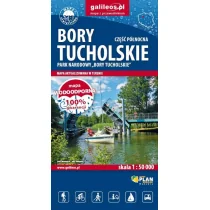 Bory Tucholskie część północna Mapa turystyczna - Przewodniki - miniaturka - grafika 1
