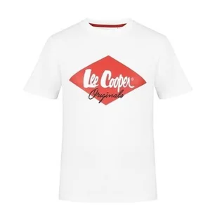 Koszulka Lee Cooper Logo biała, Rozmiar 3XL - Koszulki męskie - miniaturka - grafika 1