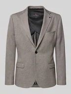 Marynarki męskie - Marynarka na dwa guziki o kroju slim fit z kieszeniami z patką model ‘DiNick’ - miniaturka - grafika 1