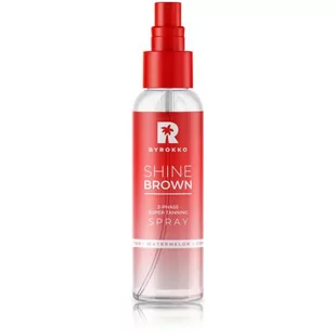 Byrokko Shine Brown Watermelon 2-Phase Super Tanning Spray preparat do opalania ciała 104 ml dla kobiet - Balsamy i kremy do opalania - miniaturka - grafika 1